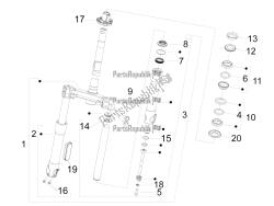 Fork/steering tube - Steering bearing unit