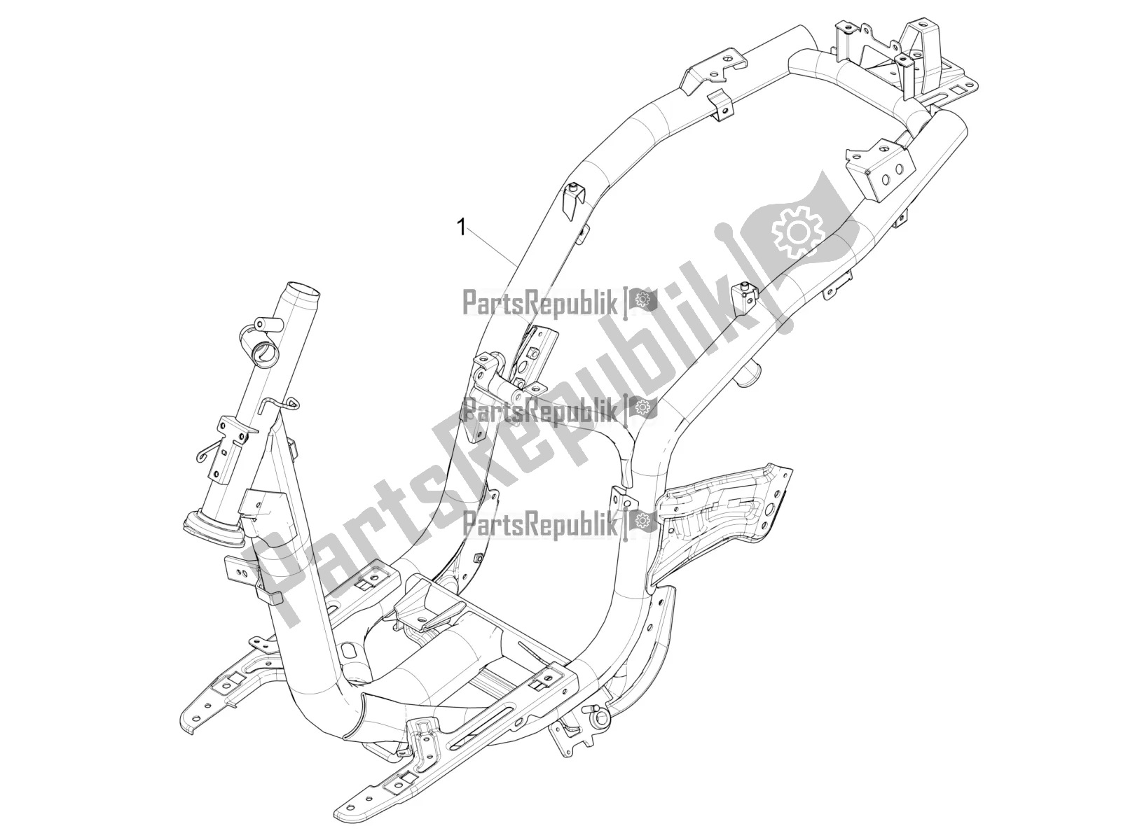 Toutes les pièces pour le Cadre / Carrosserie du Piaggio Liberty 125 Iget 4T 3V IE ABS Apac 2018