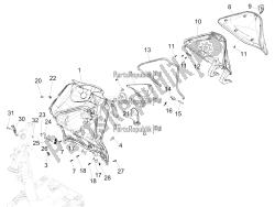 vano portaoggetti anteriore - pannello di protezione per le ginocchia