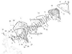 vano portaoggetti anteriore - pannello di protezione per le ginocchia