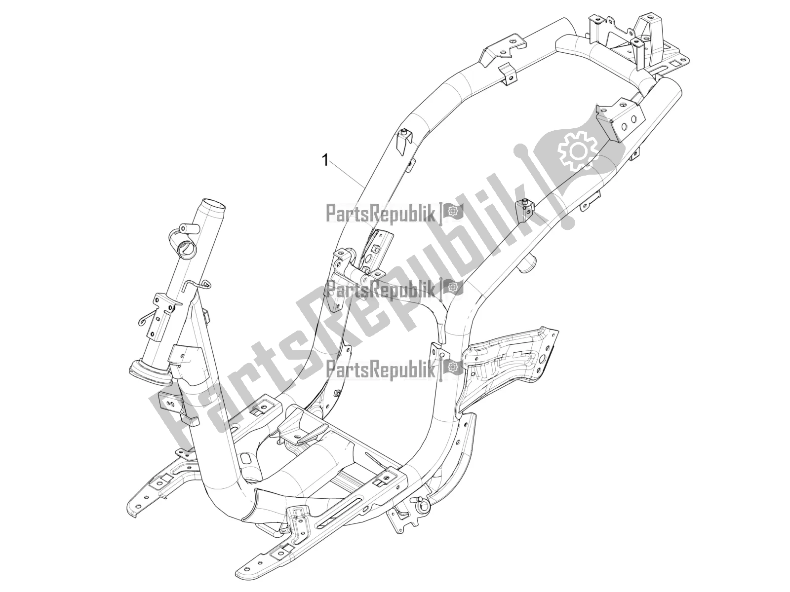 Toutes les pièces pour le Cadre / Carrosserie du Piaggio Liberty 125 Iget ABS 2022