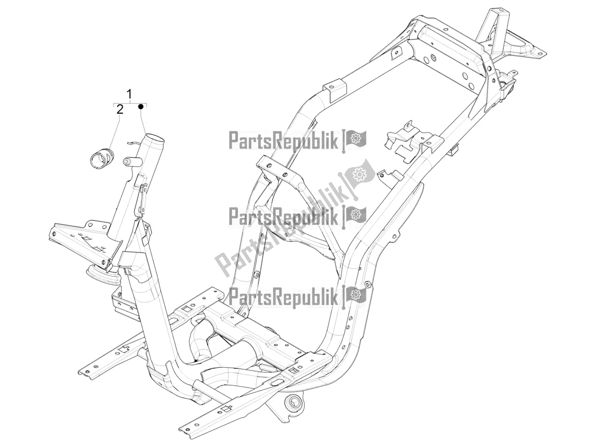 All parts for the Frame/bodywork of the Piaggio Liberty 125 Iget Corporate 2022