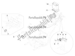 interruttori del telecomando - batteria - avvisatore acustico