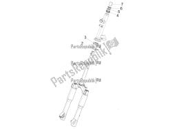 Fork/steering tube - Steering bearing unit