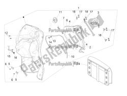 Front glove-box - Knee-guard panel