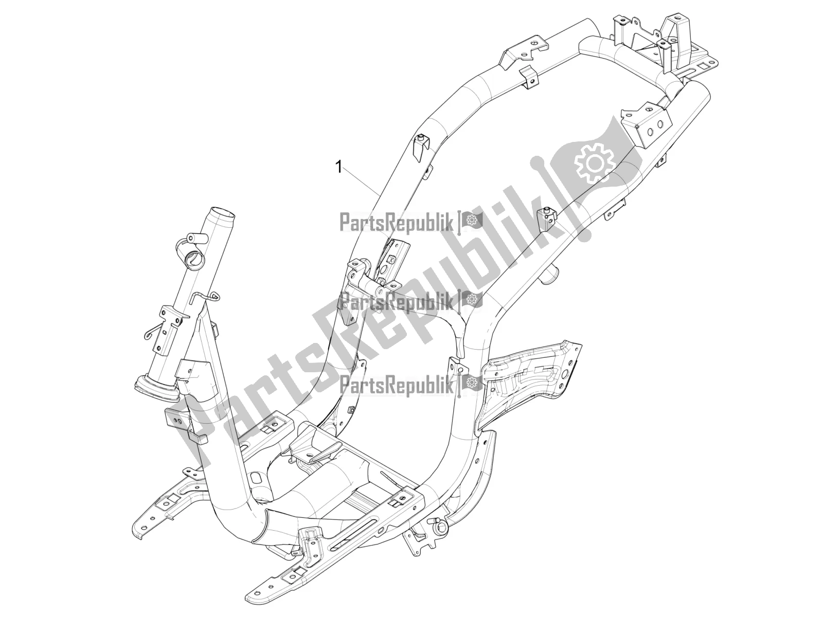 Tutte le parti per il Telaio / Carrozzeria del Piaggio Liberty 150 2021