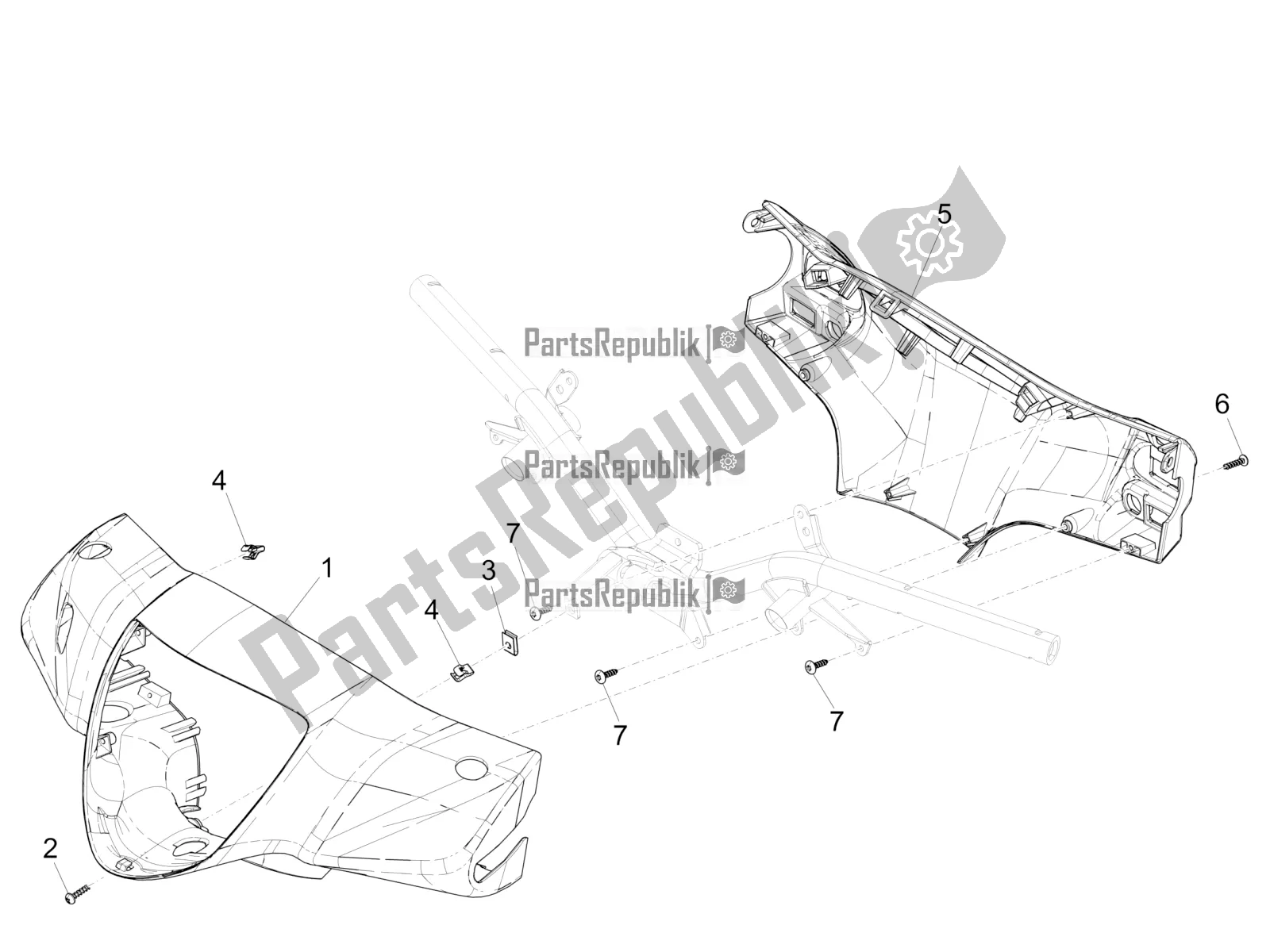 Toutes les pièces pour le Couvertures De Guidon du Piaggio Liberty 150 Iget ABS Apac 2016