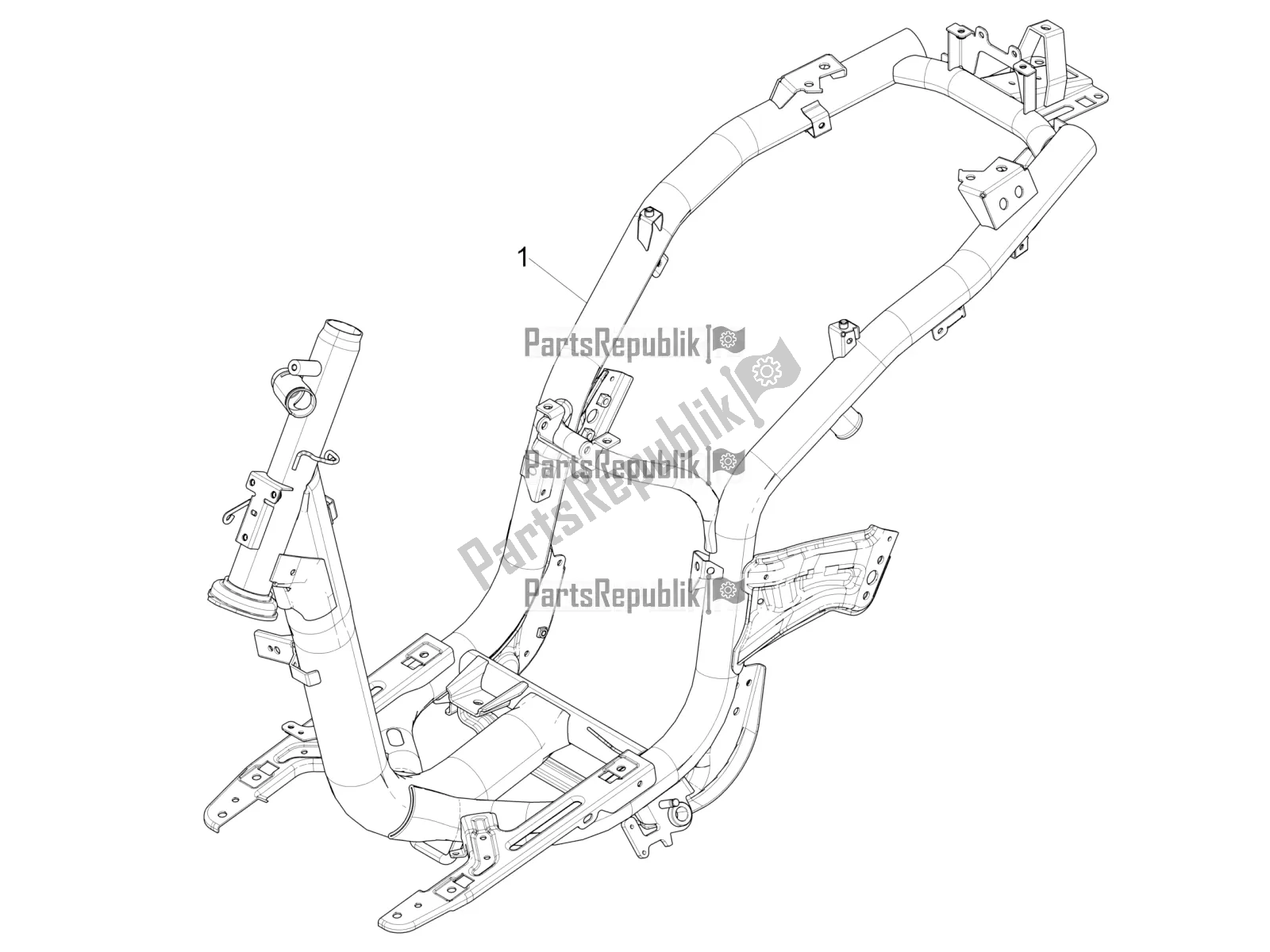 Toutes les pièces pour le Cadre / Carrosserie du Piaggio Liberty 150 Iget ABS Apac 2018