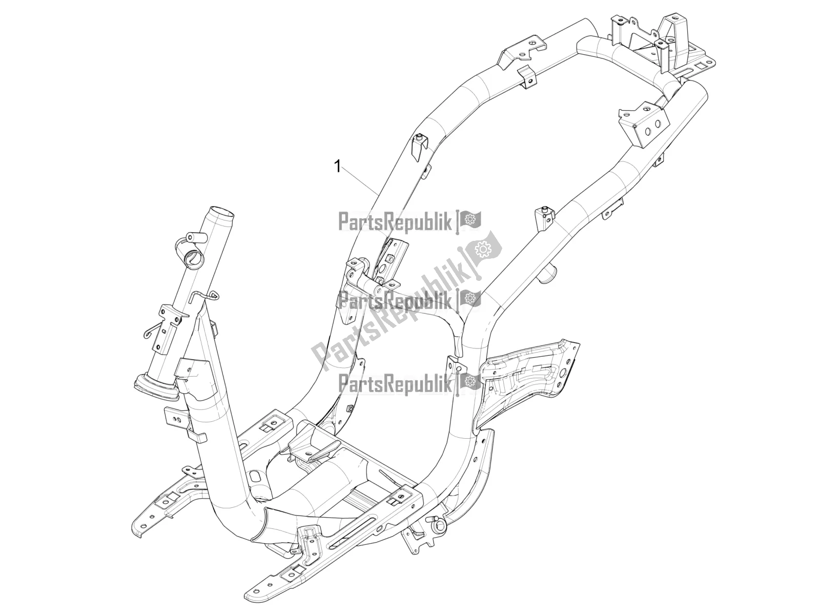 Toutes les pièces pour le Cadre / Carrosserie du Piaggio Liberty 150 Iget ABS Apac 2019