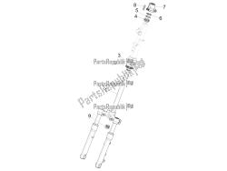 Fork/steering tube - Steering bearing unit