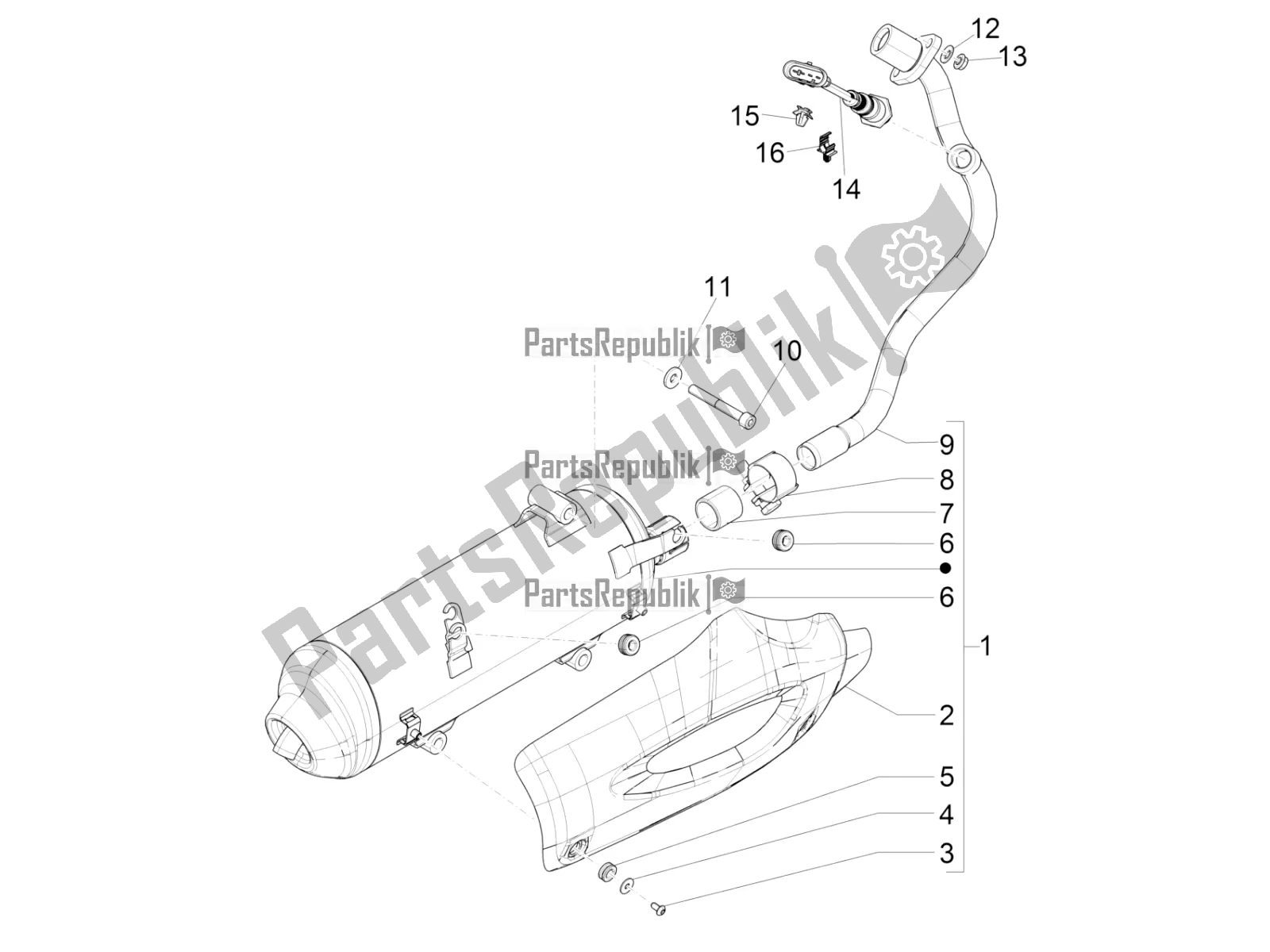 Wszystkie części do T? Umik Piaggio Liberty 150 Iget ABS USA 2019