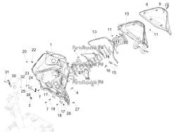 Front glove-box - Knee-guard panel