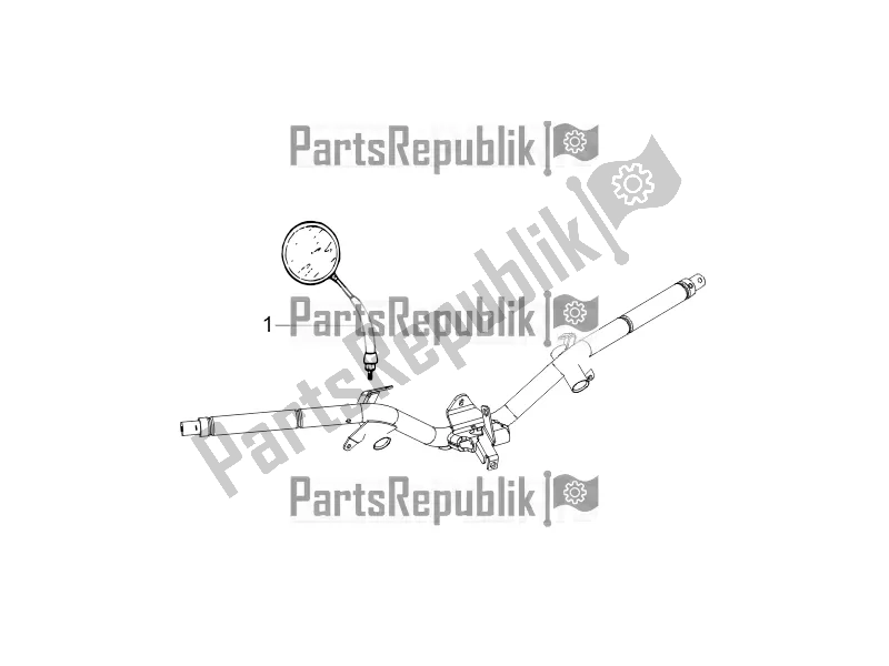 Toutes les pièces pour le Miroir (s) De Conduite du Piaggio Liberty 50 4T 2016