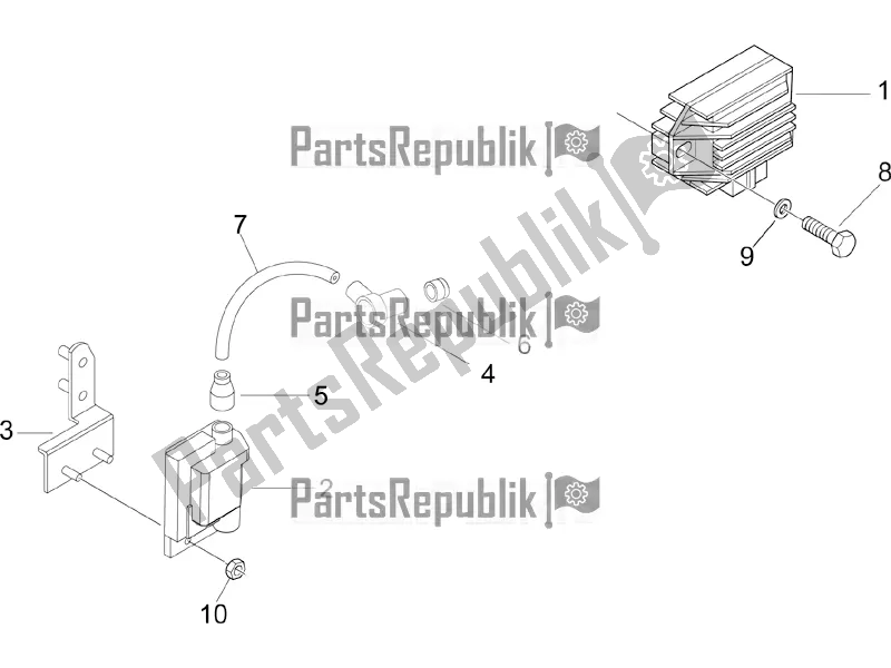 Toutes les pièces pour le Régulateurs De Tension - Unités De Commande électronique (ecu) - H. T. Bobine du Piaggio Liberty 50 4T 2016