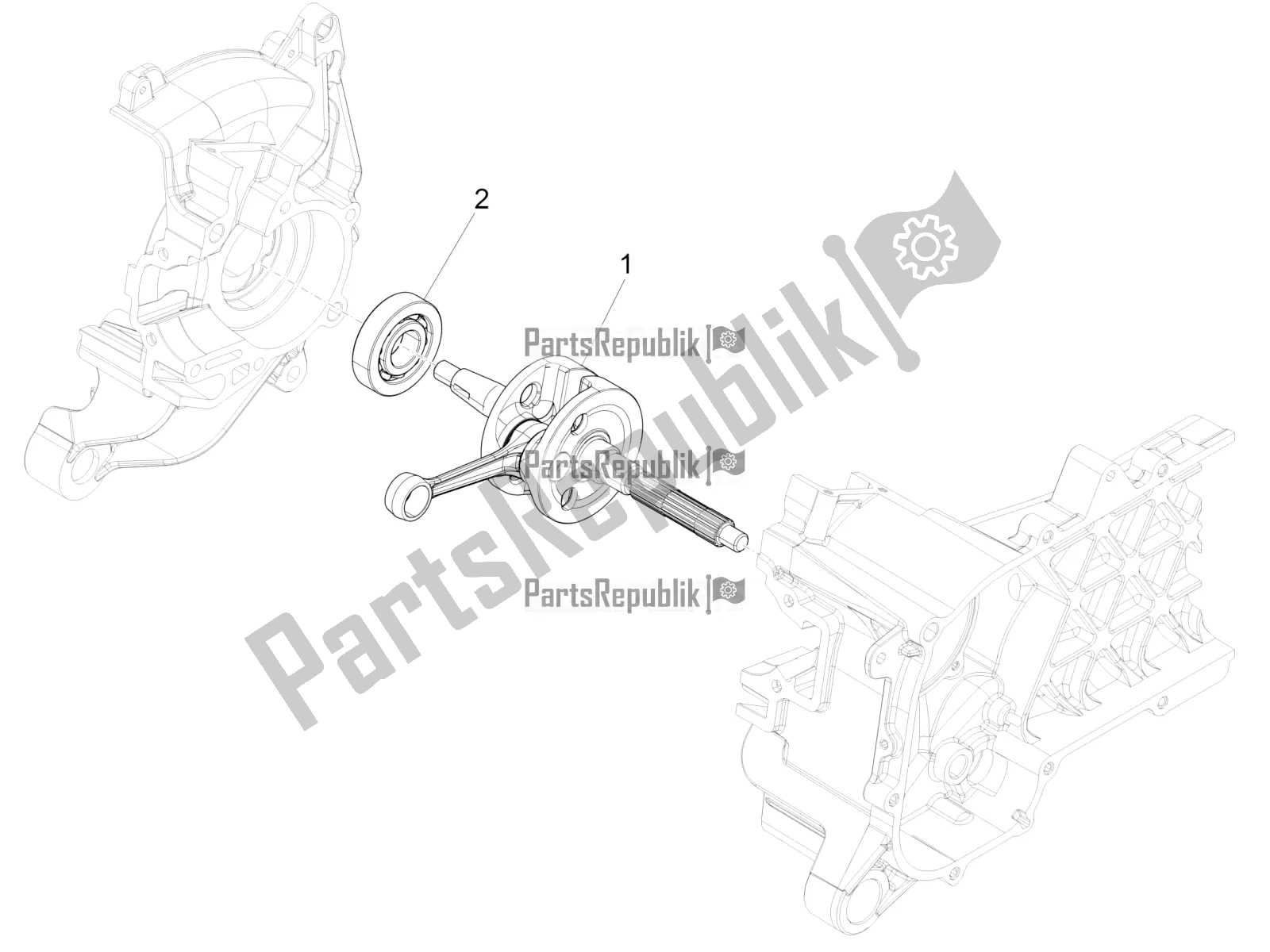 Wszystkie części do Wa? Korbowy Piaggio Liberty 50 4T Delivery 2017