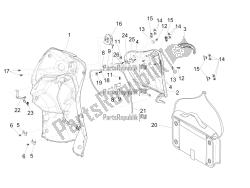 Front glove-box - Knee-guard panel