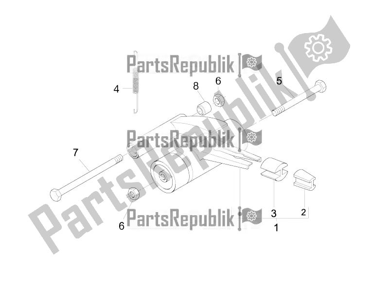 Todas las partes para Brazo Oscilante de Piaggio Liberty 50 4T PTT 2017