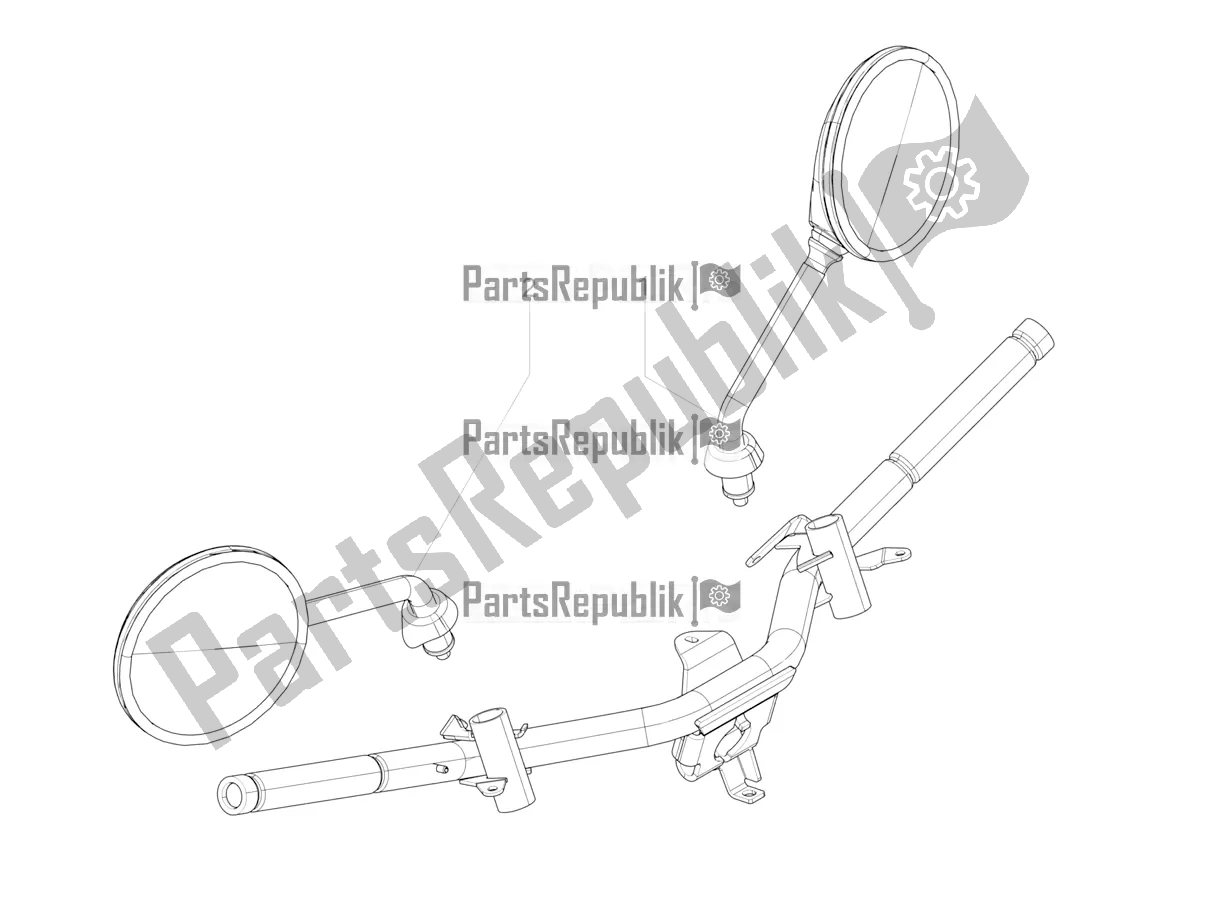 Toutes les pièces pour le Miroir (s) De Conduite du Piaggio Liberty 50 Corporate 2020