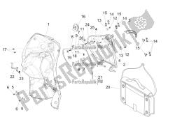 Front glove-box - Knee-guard panel