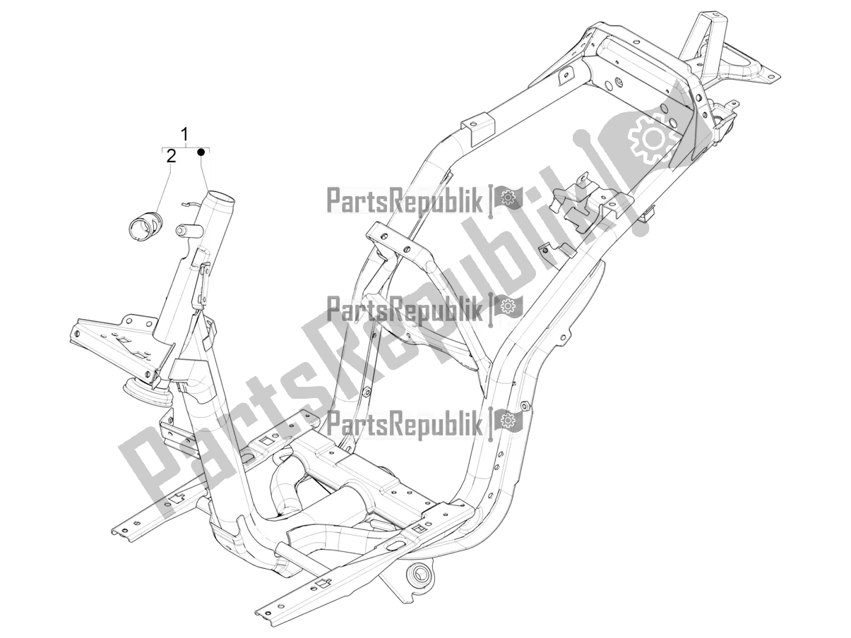 Toutes les pièces pour le Cadre / Carrosserie du Piaggio Liberty 50 Corporate 2021