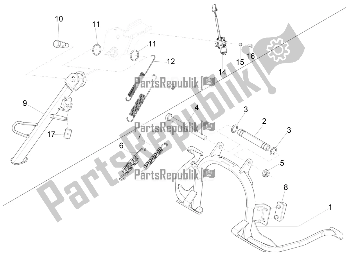 Toutes les pièces pour le Des Stands du Piaggio Liberty 50 Corporate 2021