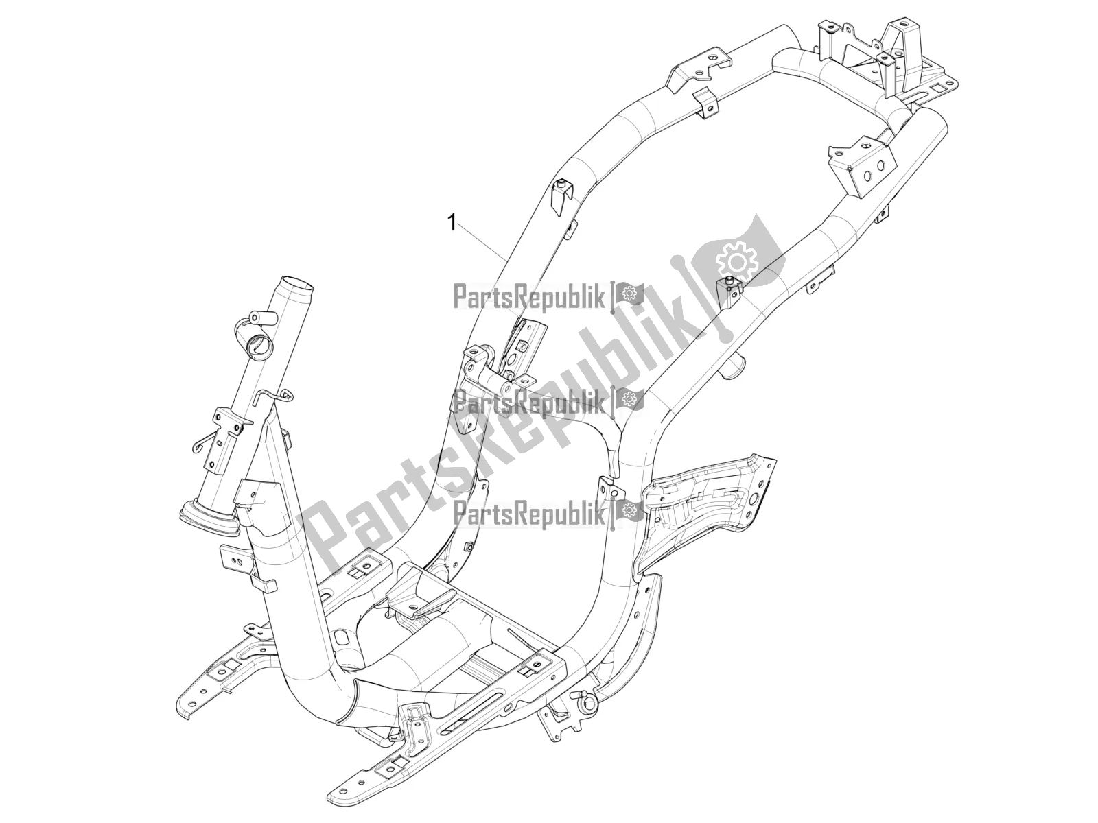 Toutes les pièces pour le Cadre / Carrosserie du Piaggio Liberty 50 Iget 4T 25 KM/H 2018