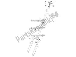 Fork/steering tube - Steering bearing unit