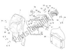 Front glove-box - Knee-guard panel