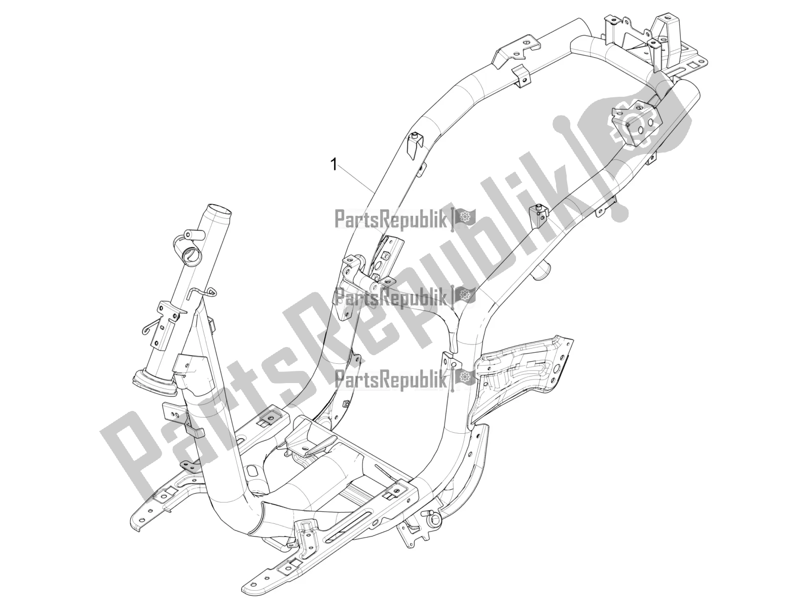 All parts for the Frame/bodywork of the Piaggio Liberty 50 Iget 4T 3V RP8 CA 11 2019