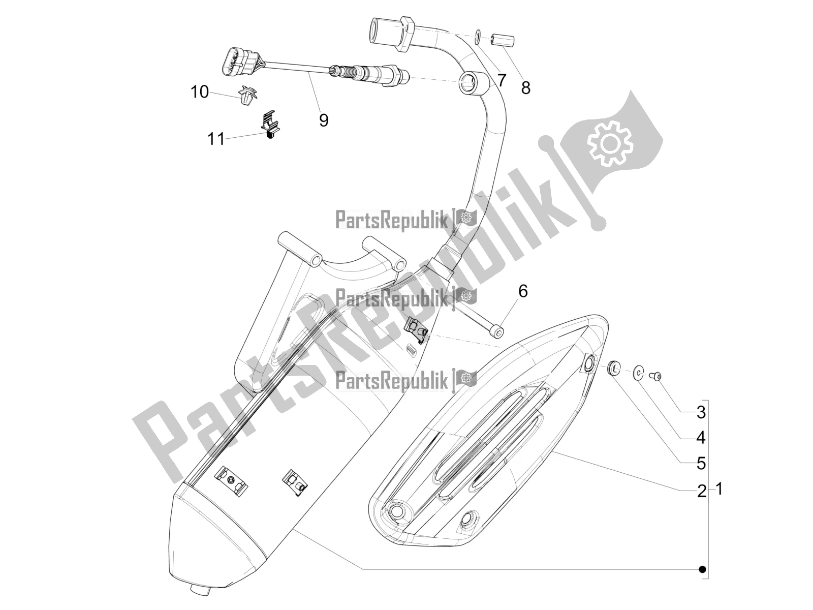 Wszystkie części do T? Umik Piaggio Liberty 50 Iget 4T 3V Zapc 546 2018