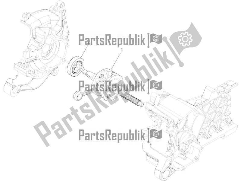 Wszystkie części do Wa? Korbowy Piaggio Liberty 50 Iget 4T 2020