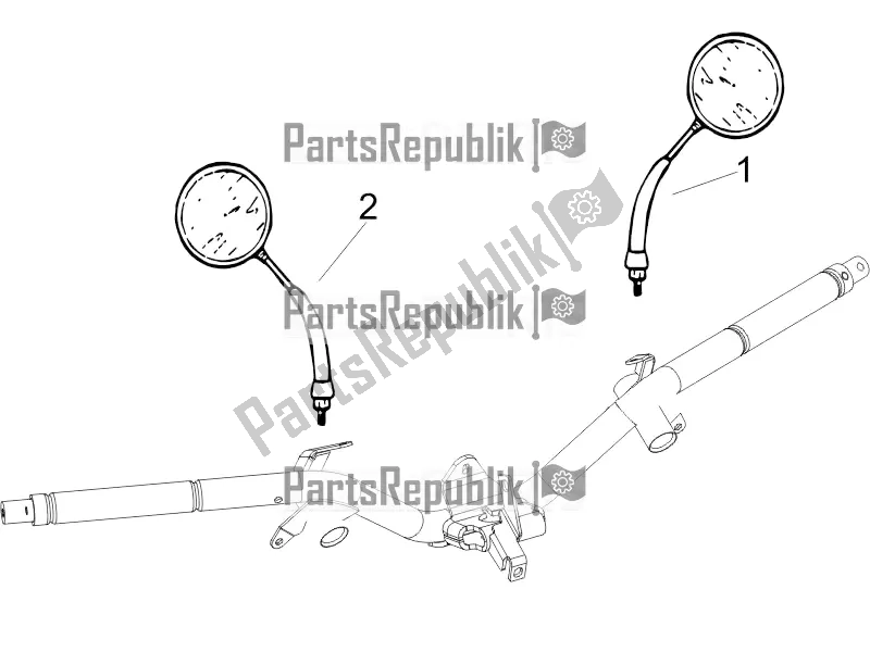 Wszystkie części do Lusterko / A Jazdy Piaggio Liberty Elettrico PPT E 0 2016