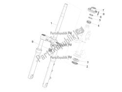 forcella / tubo sterzo - unità cuscinetto sterzo