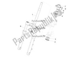 forcella / tubo sterzo - unità cuscinetto sterzo