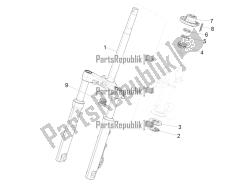 Fork/steering tube - Steering bearing unit