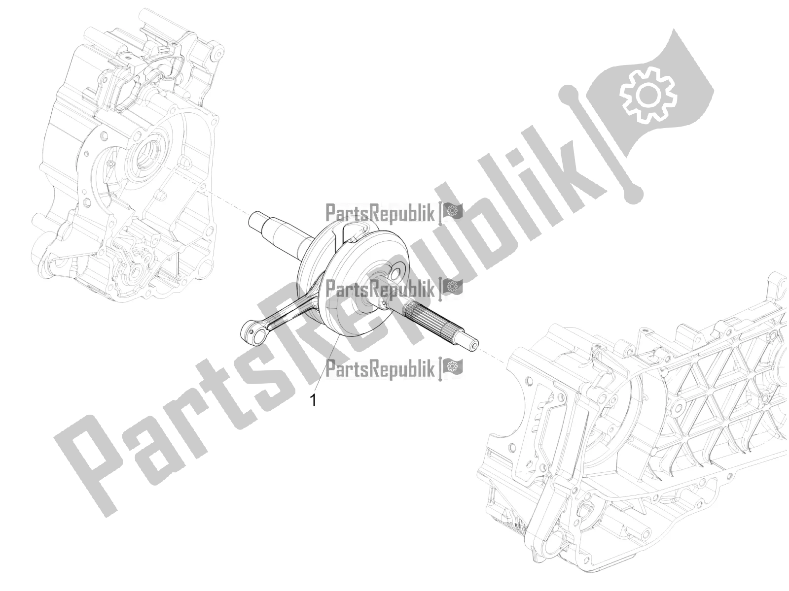 Toutes les pièces pour le Vilebrequin du Piaggio Medley 125 4T IE ABS Apac 2020