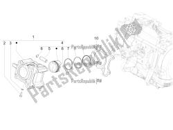 unité cylindre-piston-axe de poignet