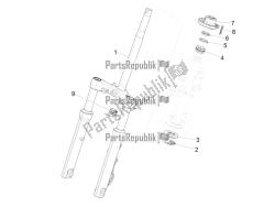 Fork/steering tube - Steering bearing unit