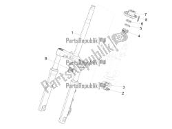 forcella / tubo sterzo - unità cuscinetto sterzo