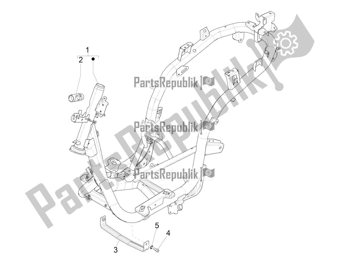 Toutes les pièces pour le Cadre / Carrosserie du Piaggio Medley 125 ABS Apac 2021