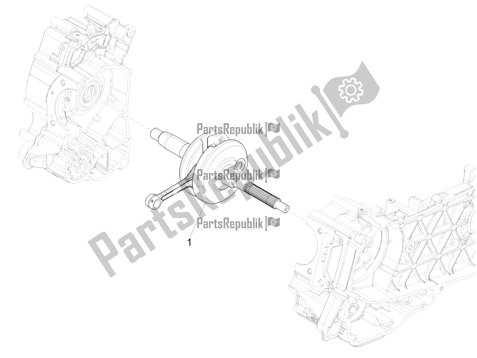 Toutes les pièces pour le Vilebrequin du Piaggio Medley 150 4T IE ABS 2016