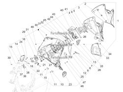 vano portaoggetti anteriore - pannello di protezione per le ginocchia