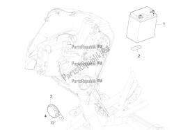 interruttori del telecomando - batteria - avvisatore acustico