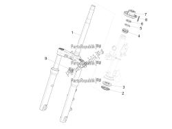 forcella / tubo sterzo - unità cuscinetto sterzo