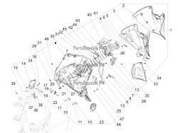 vano portaoggetti anteriore - pannello di protezione per le ginocchia