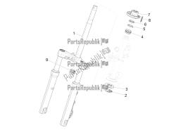 Fork/steering tube - Steering bearing unit