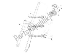 Fork/steering tube - Steering bearing unit