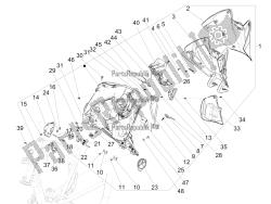 vano portaoggetti anteriore - pannello di protezione per le ginocchia