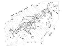 vano portaoggetti anteriore - pannello di protezione per le ginocchia