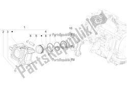 zespół cylindra-tłoka-przegubu przegubu